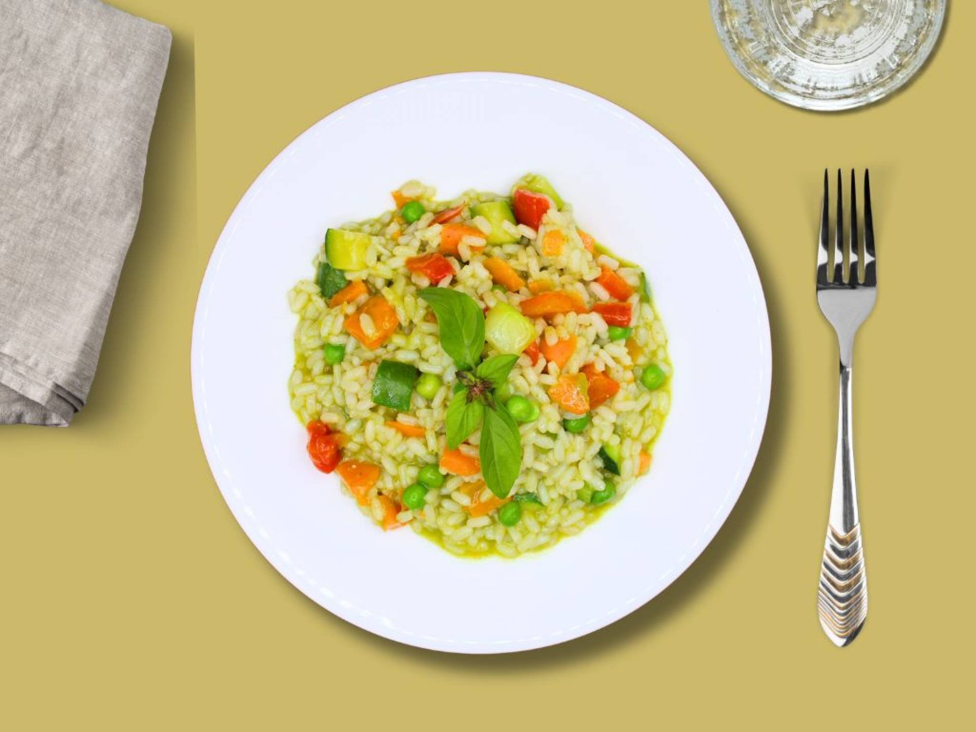 Risotto aux petits légumes